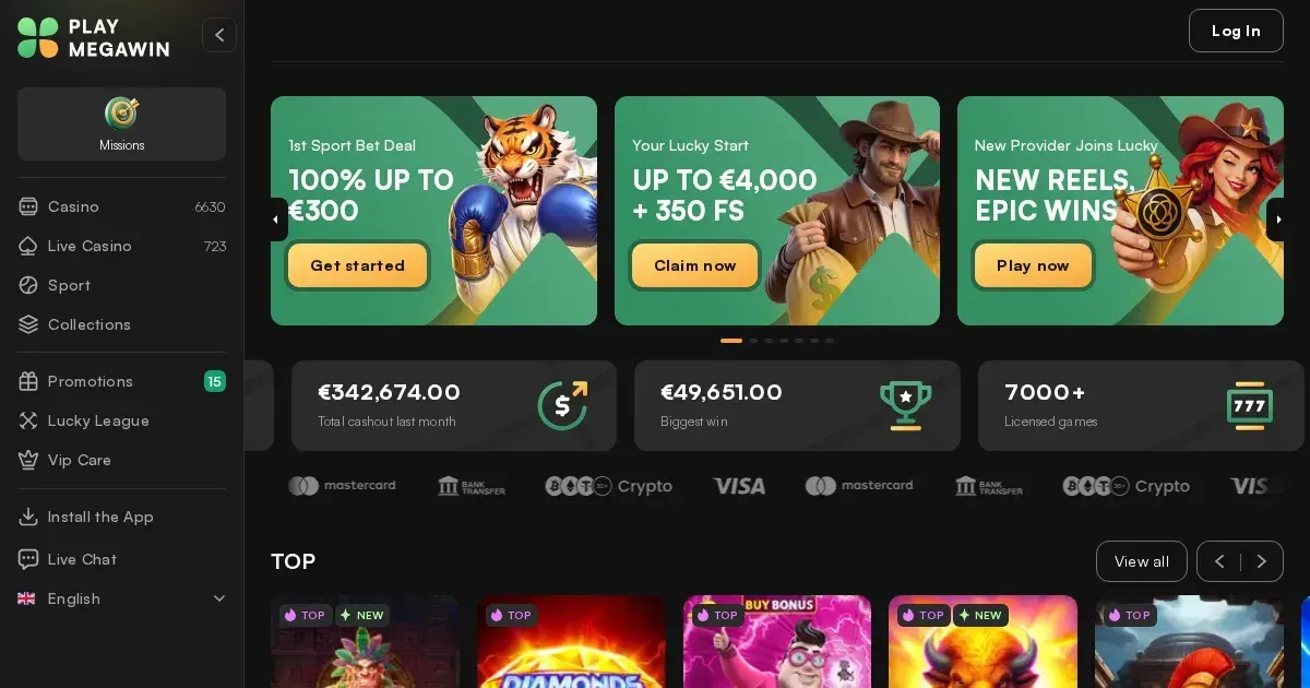 Welcome bonus